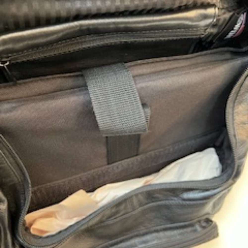 Winn International Leather Backpack Style 5451 - Picture 7 of 16
